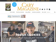 Tablet Screenshot of carymagazine.com